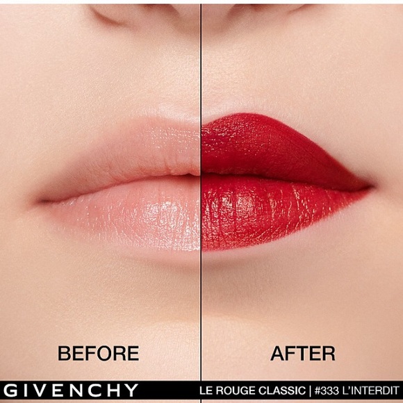 GIVENCHY Le Rouge Matte Lipstick 333 L’Interdit - Picture 4 of 9
